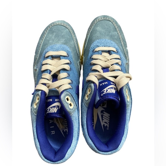 NWT NIKE AIR MAX 1 PRM  DIRTY DENIM SIZE 5 - Picture 4 of 5